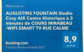 Augustins Fountain Studio Cosy Aix Centre Historique A 3 Minutes De Cours Mirabeau -Wifi-Smart Tv-Rue Calme